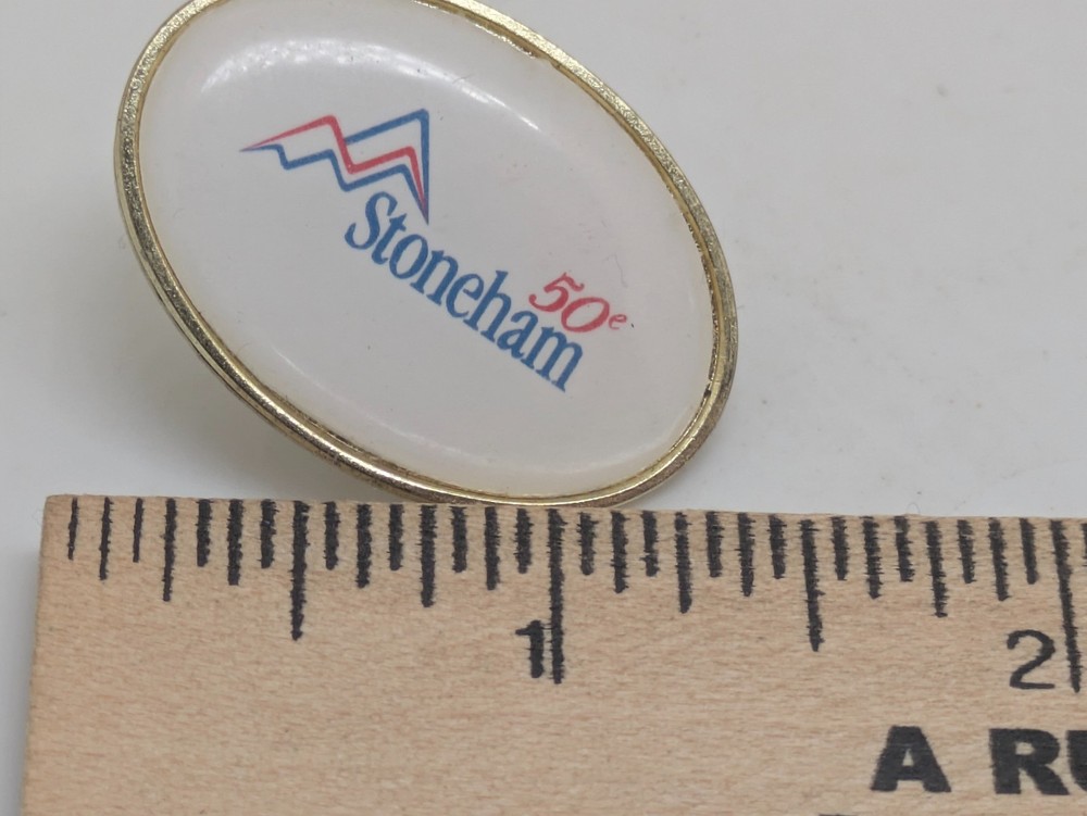 STONEHAM Souvenir Lapel Pin