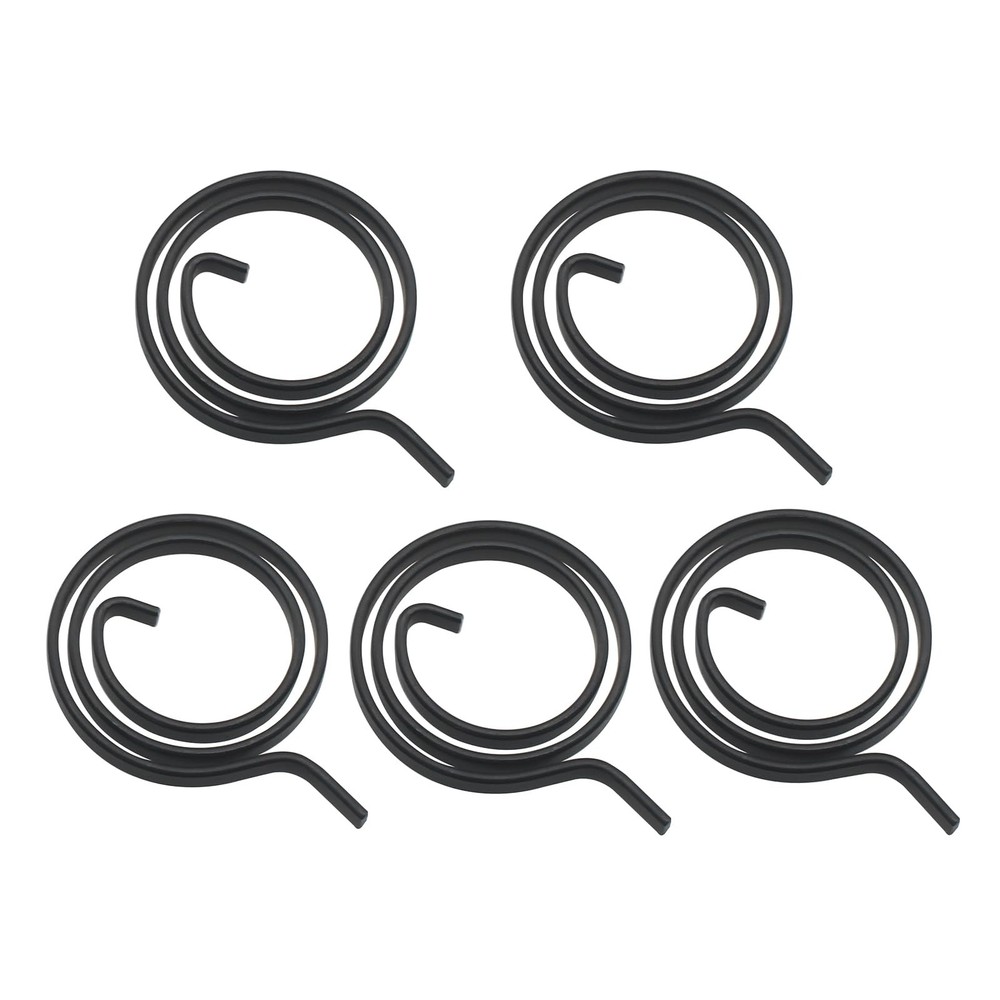 5 Pcs Black Lock Handle Return Spring Door Lockhandle Spring Suitable for Repai
