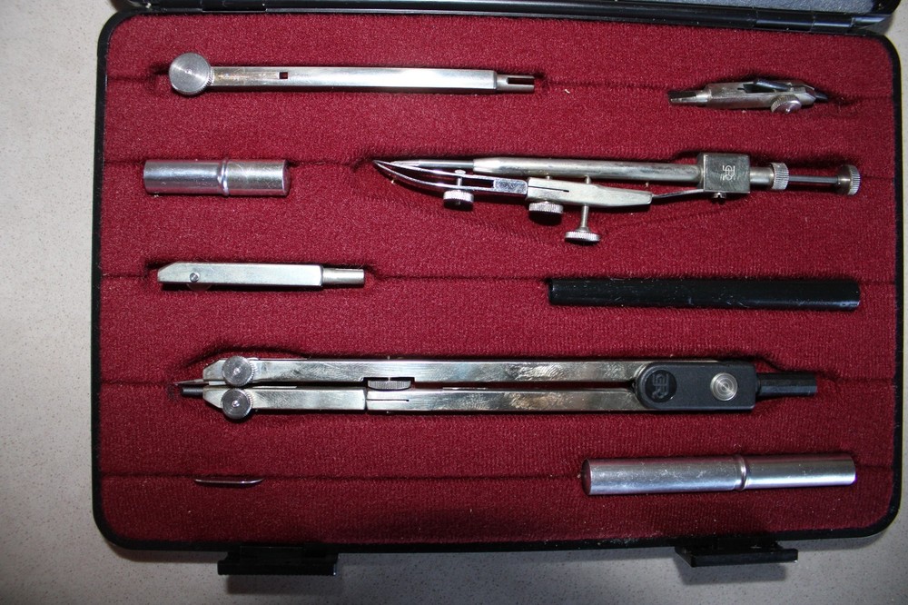 Vintage Original Richter Drafting Set Made in GDR