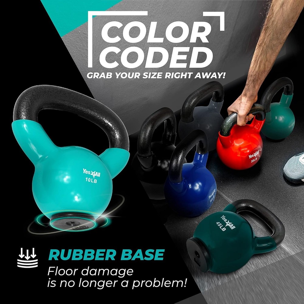 Functional Strength Training Kettlebell Set=
