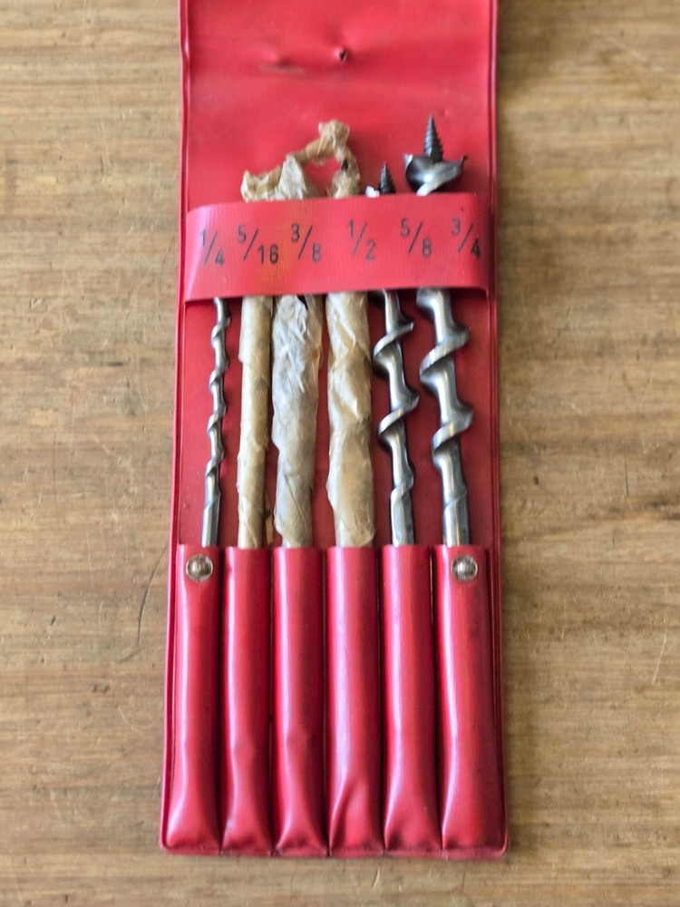 Vintage German Auger Bit Set (some NOS)