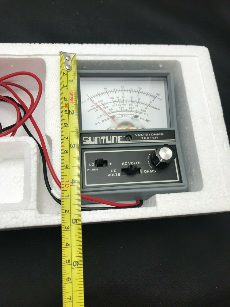 NOS Sunpro suntune Volts /Ohms 6 Function Analyzer Testers Cp7610 (AC-DC Tester)
