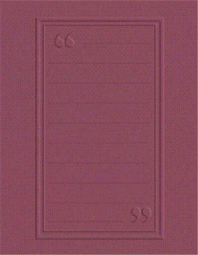 Journaling Block QuicKutz Universal Large Embossing Folder EF-A2-032 NEW!