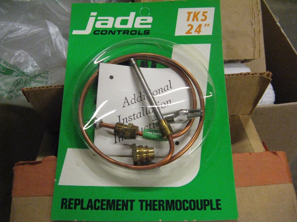 jade Controls TK5-24" Pilot Light Control Thermocouple, New