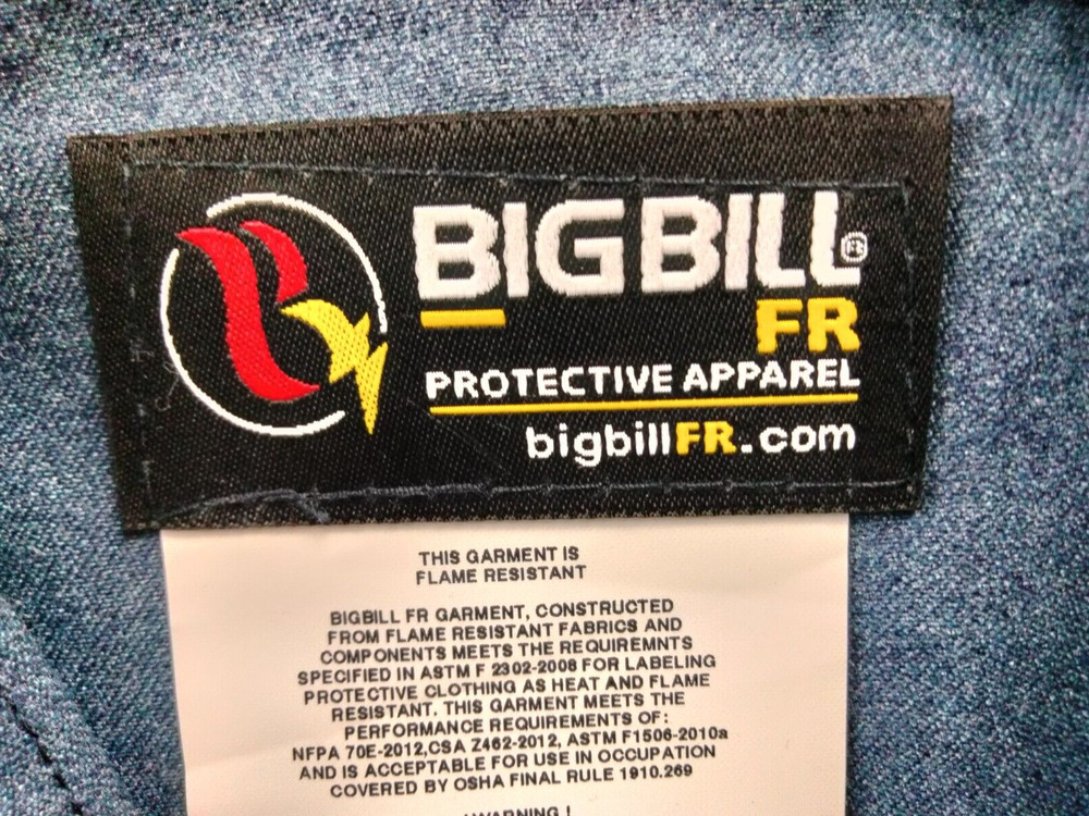 Big Bill Protective Apparel Flame Resistant Amplitude work pant size 40 New