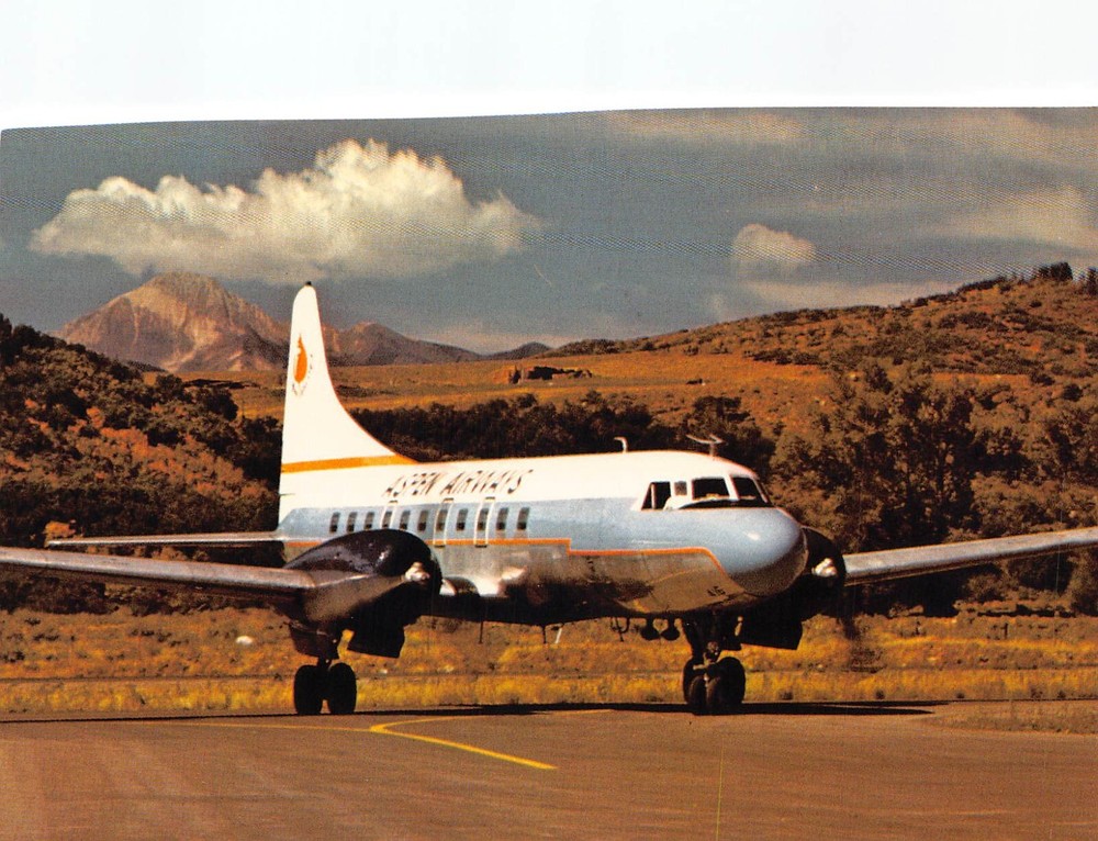 Airline Postcards     The ASPEN Express Way Airlines