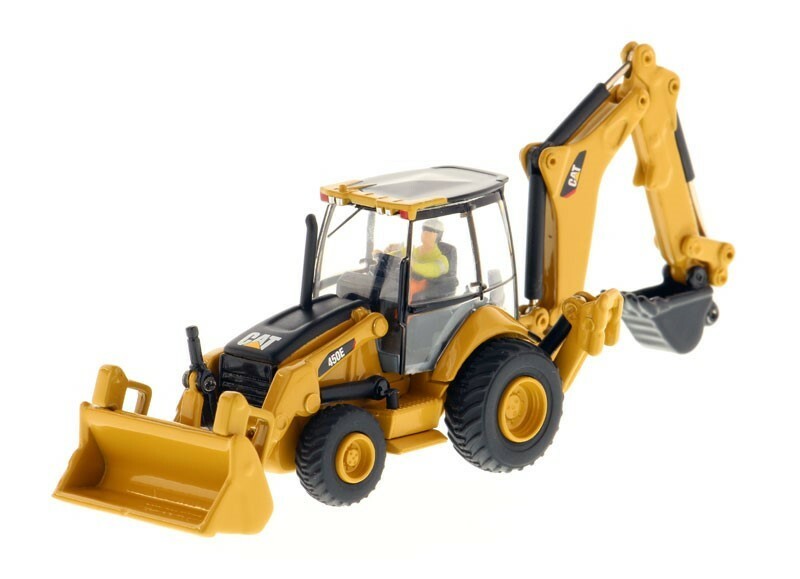 Diecast Masters 85263 Caterpillar 450E Tractor Loader Backhoe - 1/87 HO Scale MB