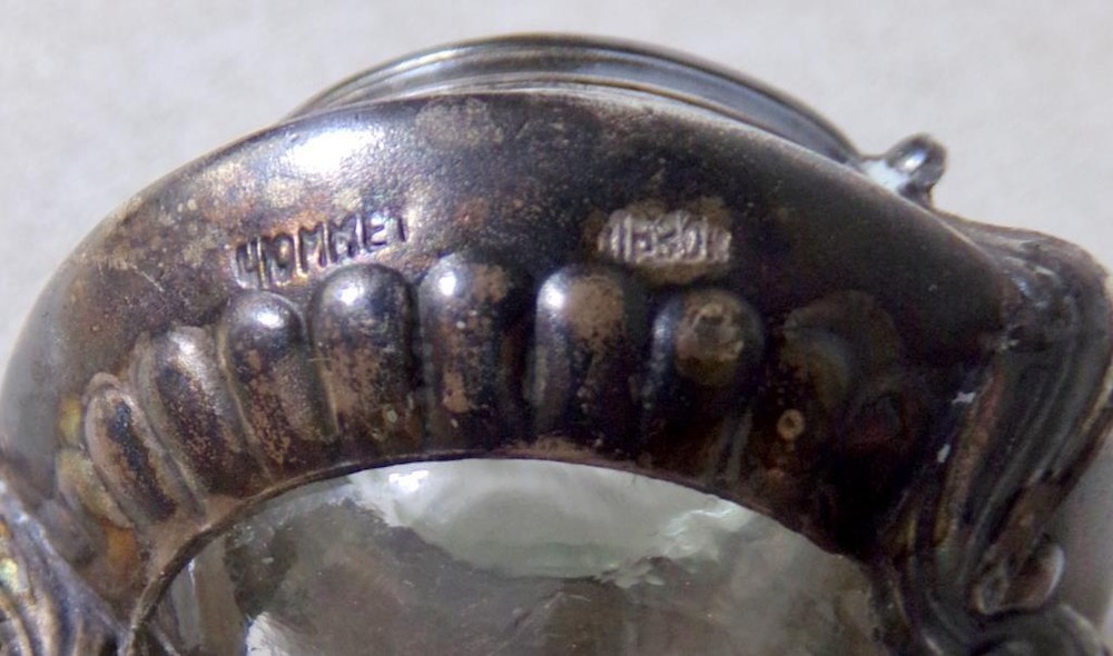 Victorian Era Silverplate Master Hommet Salt Cellar