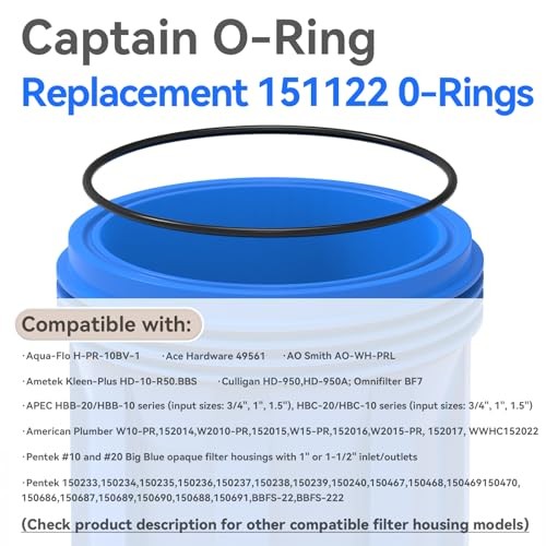 Water Filter O-Ring Pack Whole House Water Filter O-Ring Replacement for 6
