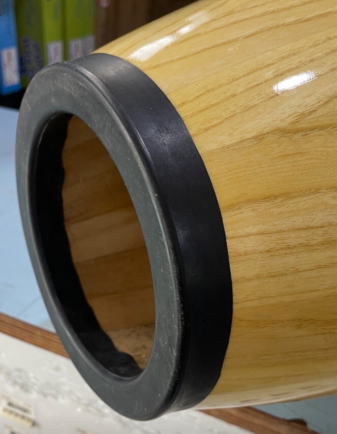 DP Percussion Rubber Conga Bottom For 10” Drum. Bottom Diameter  Measures 7”.