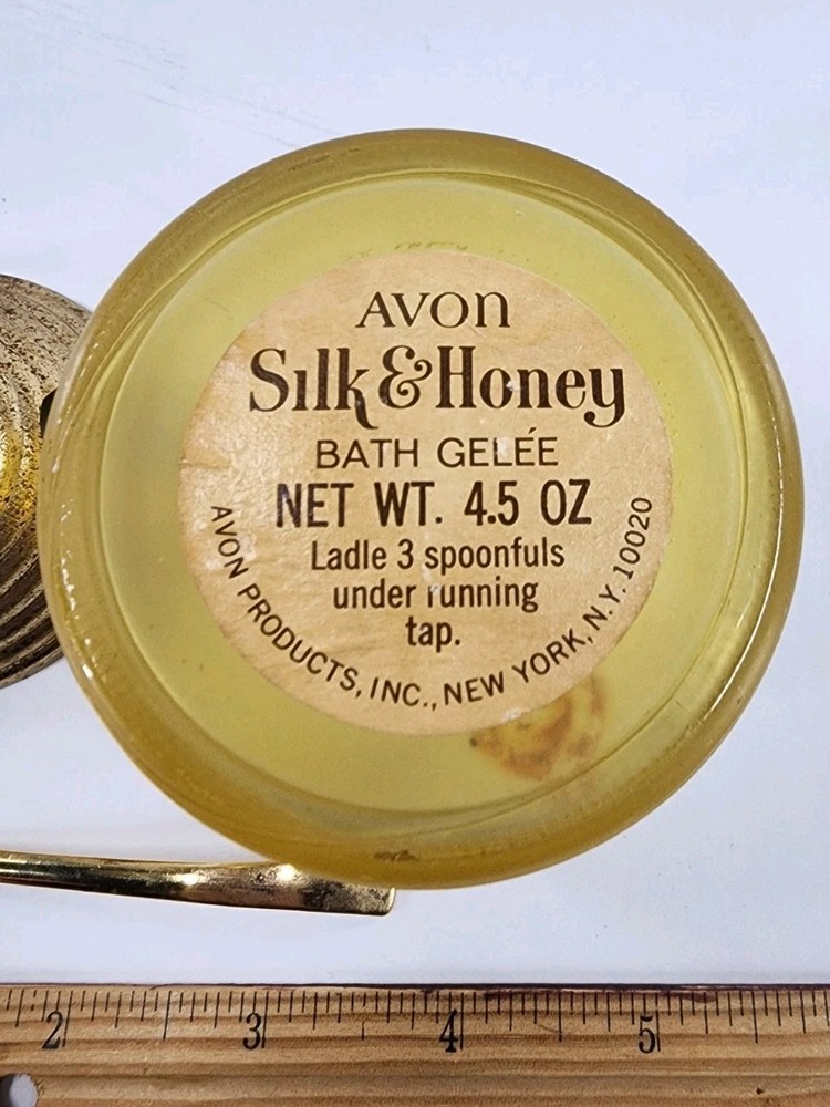 Avon Silk & Honey Bath Gelee Jar