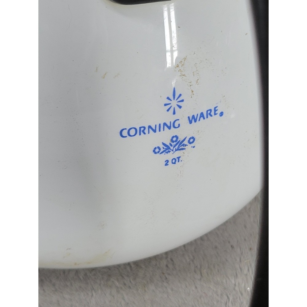 Vintage Corning Ware Cornflower Blue 2 Quart Beverage Server Pitcher with Handle