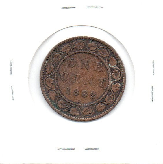 1882 H Canada Large Cent