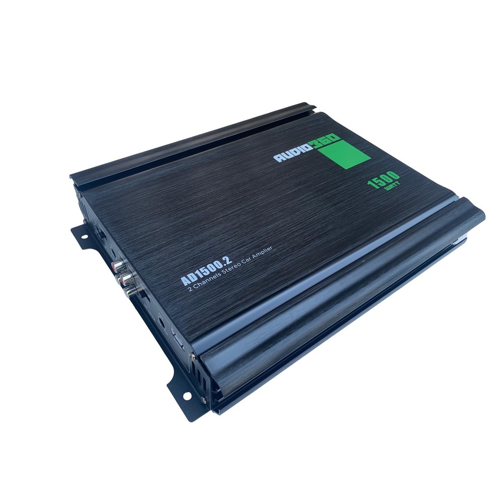 Audio360 AD1500.2 1500W Car Amplifier + Wiring Kit Bundle