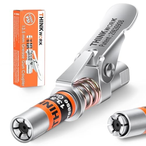 THINKWORK Grease Gun Coupler, 0.53" Tips, Coupler