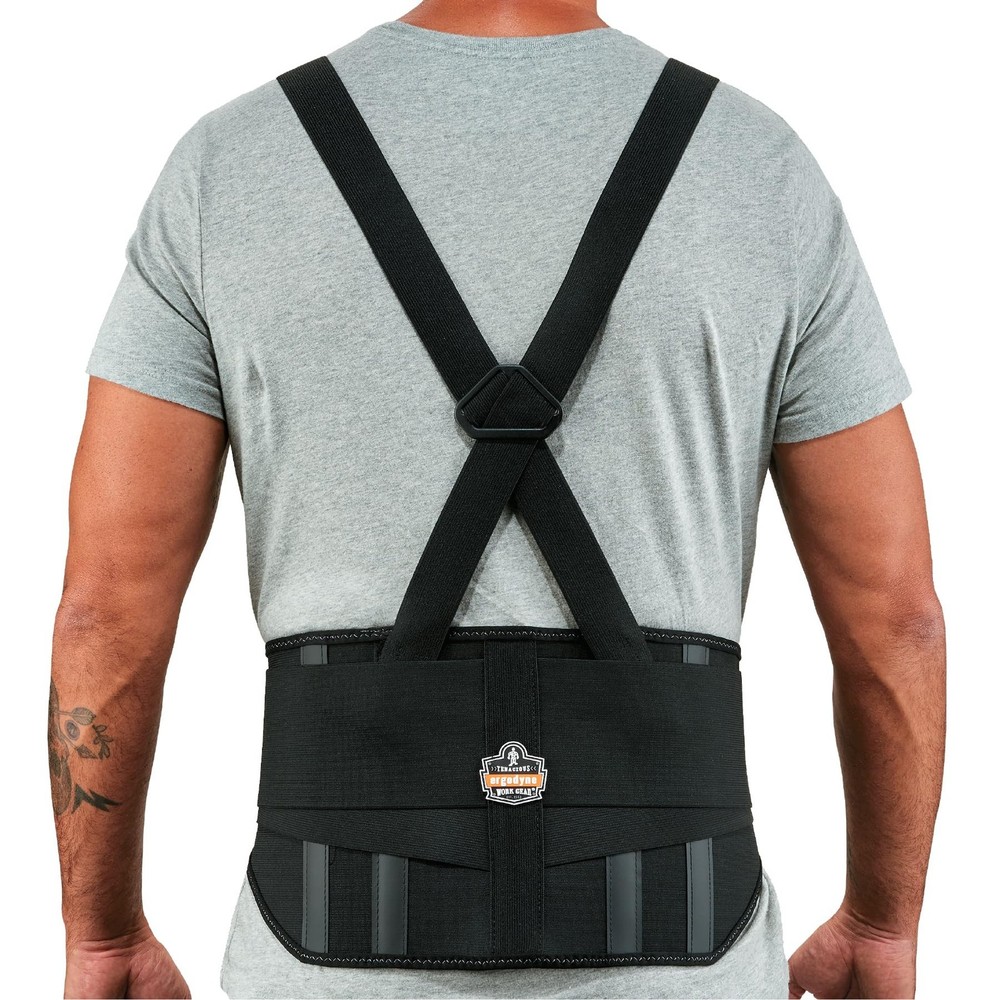 Ergodyne ProFlex 1600 Back Support Brace, 9" Extended Support, High Cut Front...