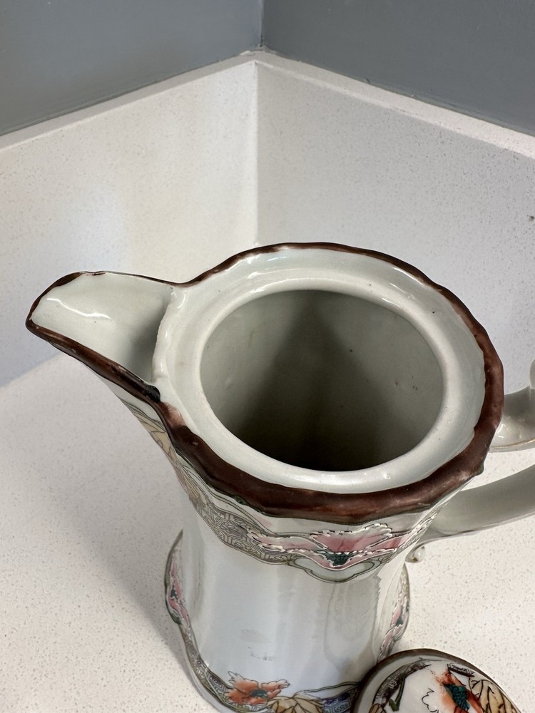 antique Nippon Pot Hand painted