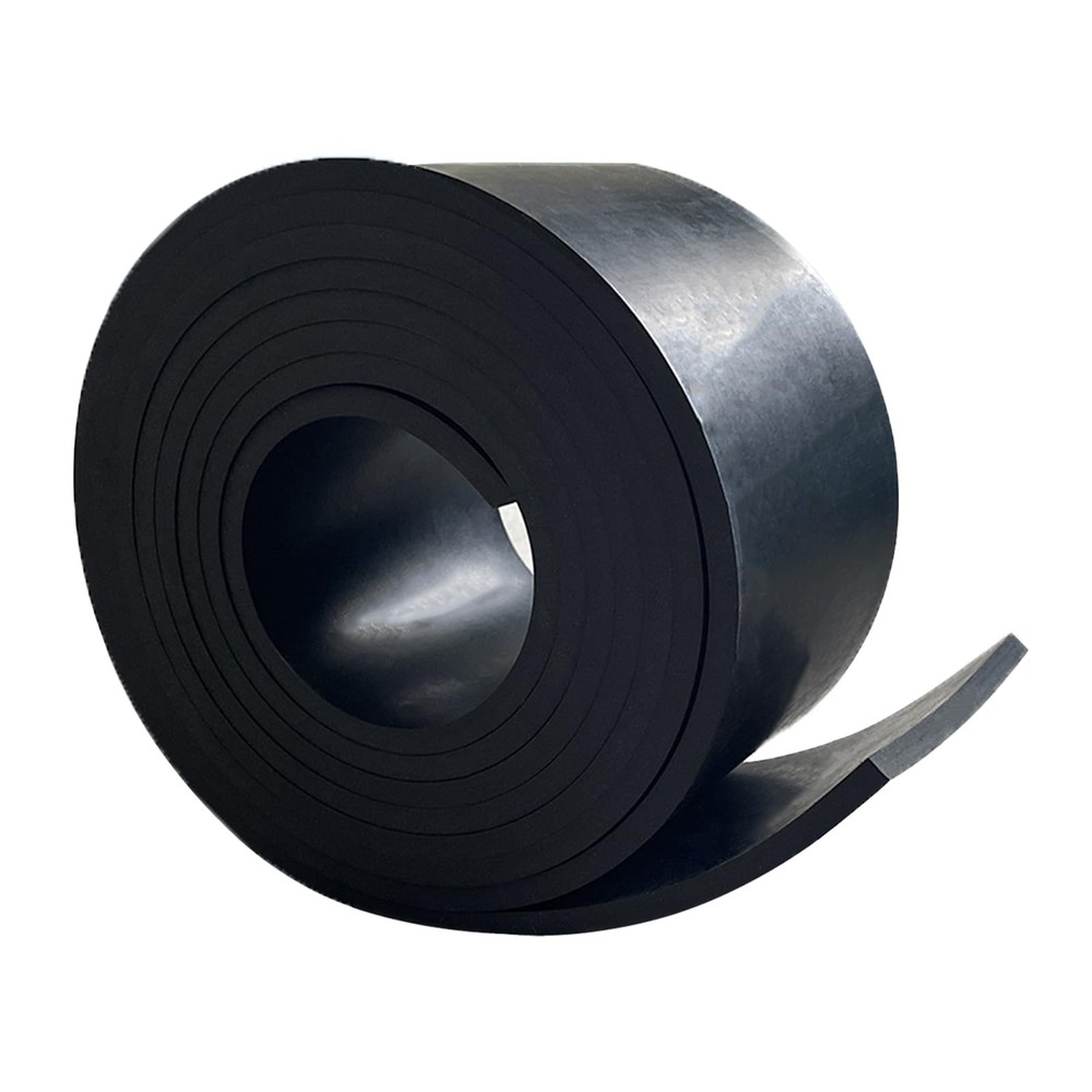 Solid Rubber Sheets,Rolls & Strips 1/4 (.25)" Thick X 4" Wide X 4"X10'X1/4"