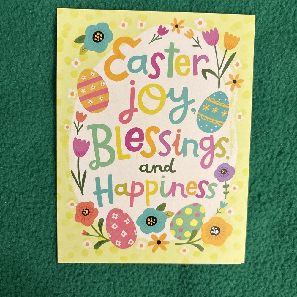 STORE CLOSING-Leanin’ Tree Easter Greeting Note Card “Easter Joy Blessings And…”
