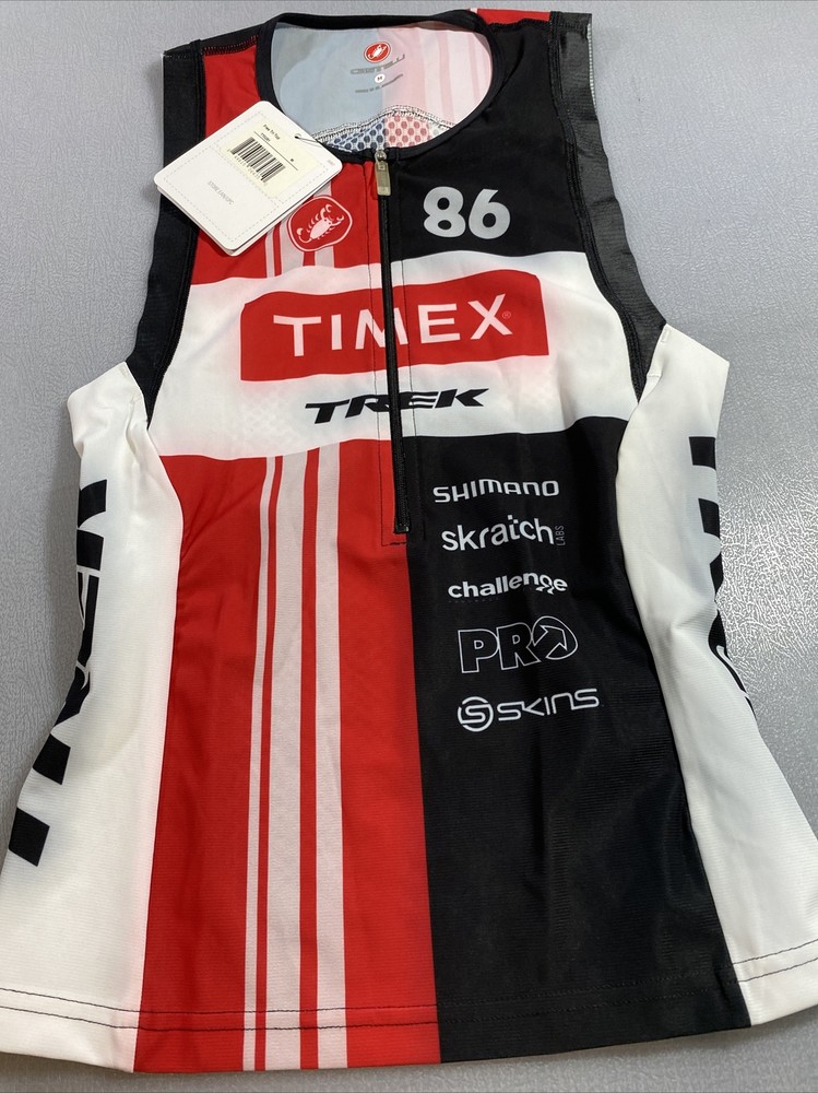 Castelli free timex tri triathlon top Medium M (8697-2)