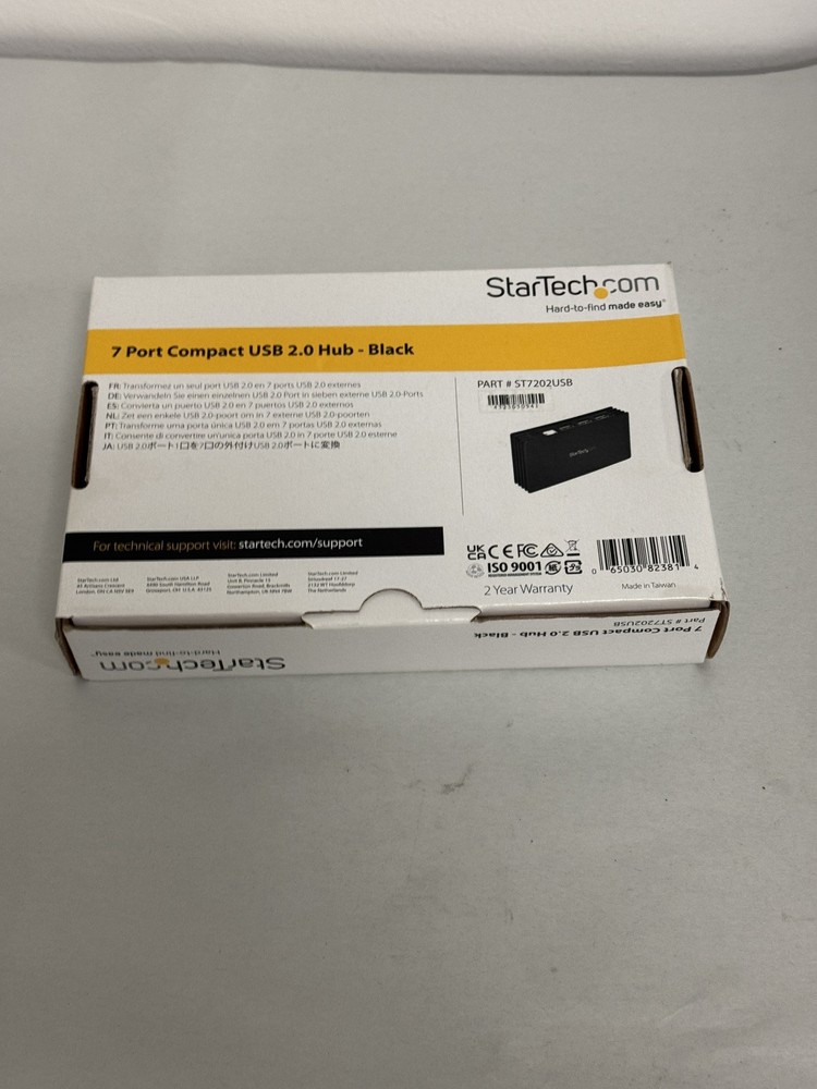 NEW StarTech 7-Port Compact USB Hub Part# ST7202USB