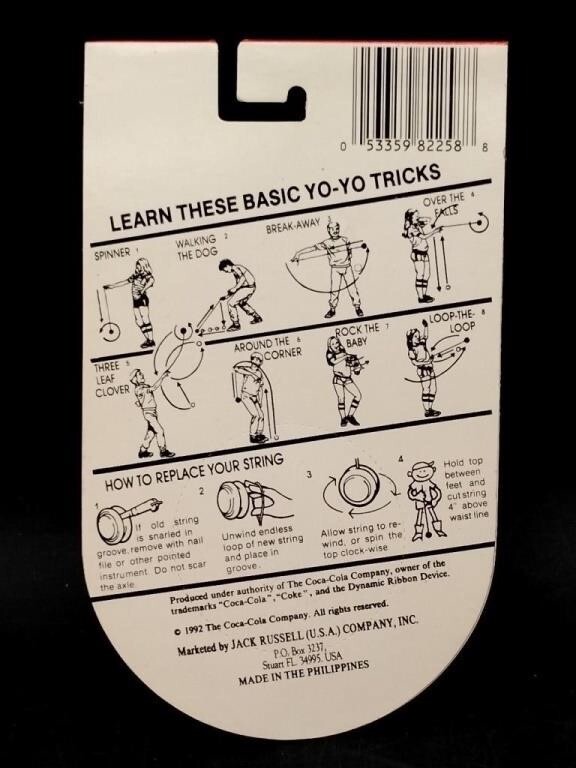 COCA- COLA Brand Professional Yo-Yo 1992