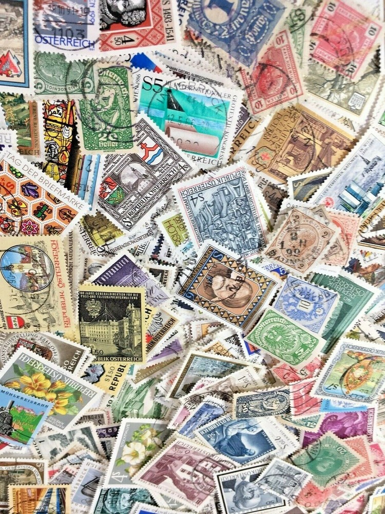 AUSTRIA - 1000 STAMPS - ALL DIFFERENT - USED, Including Sets