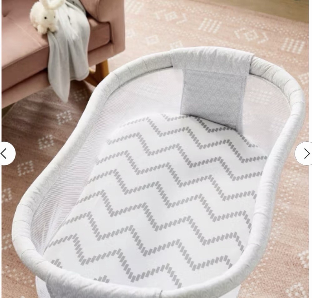 Cloud Island Jersey Crib Fitted Sheets 2–pack Grey Chevron