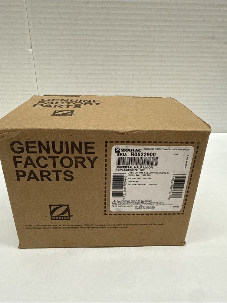 Jandy R0522900 Universal Half Union Kit for Jandy Pro Series Pools & Spa Filters