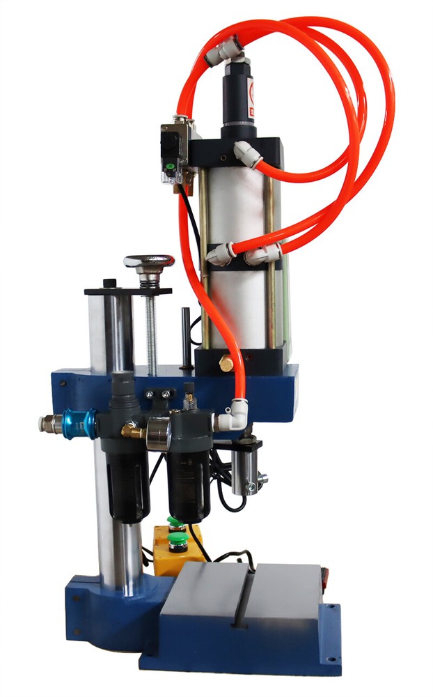 2205Lbs Pneumatic Punch Machine for Electronics with Foot Switch&Controller 110V