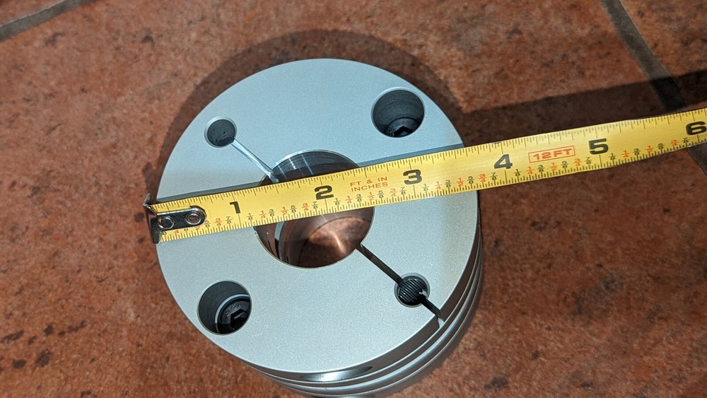 (1) Zero Max Size 90 Single Flex Servo Coupling SD090R-022-022