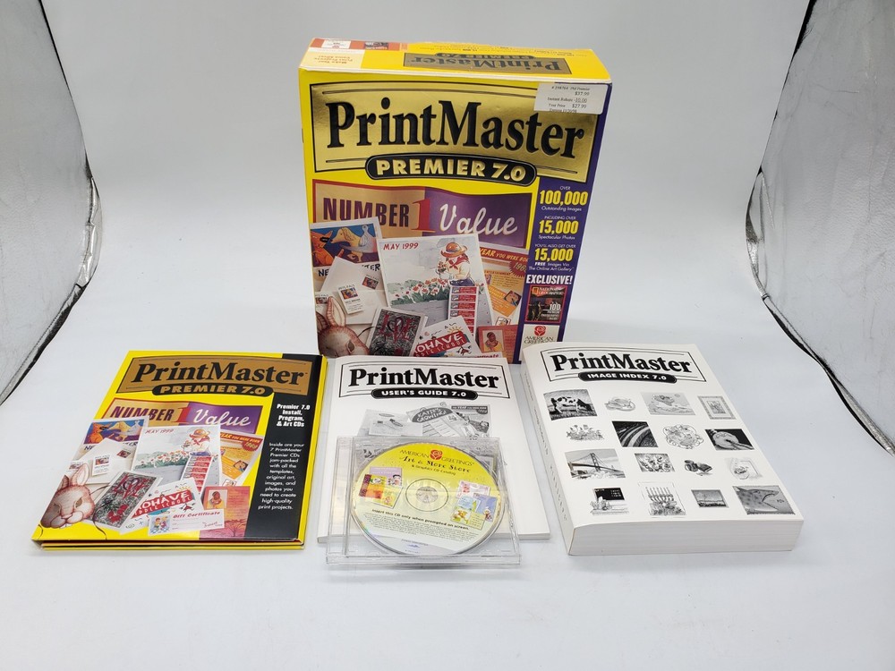 PrintMaster Premier 7.0 (Mindscape) Graphics Desktop Publishing Software