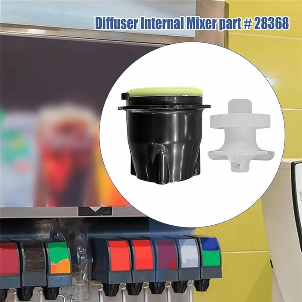 6-Piece Beverage Dispenser Valve Nozzle and Diffuser Internal Mixer