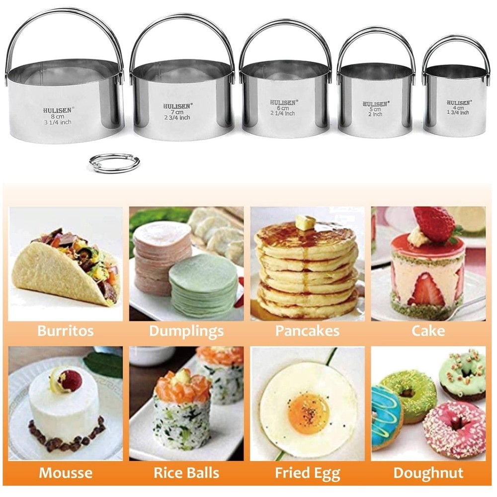 Essential Stainless Steel Baking Tools Collection