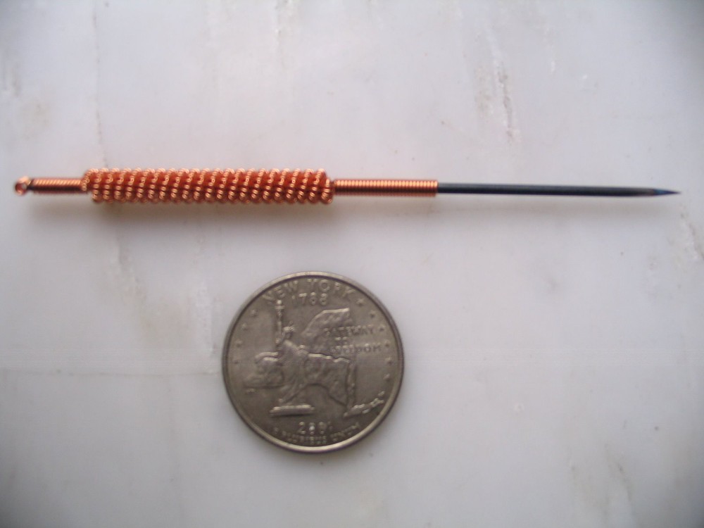 Heshi Brand HandWork 3 Edges Fire Needles,Copper Handle, Reusable, Very Sharp