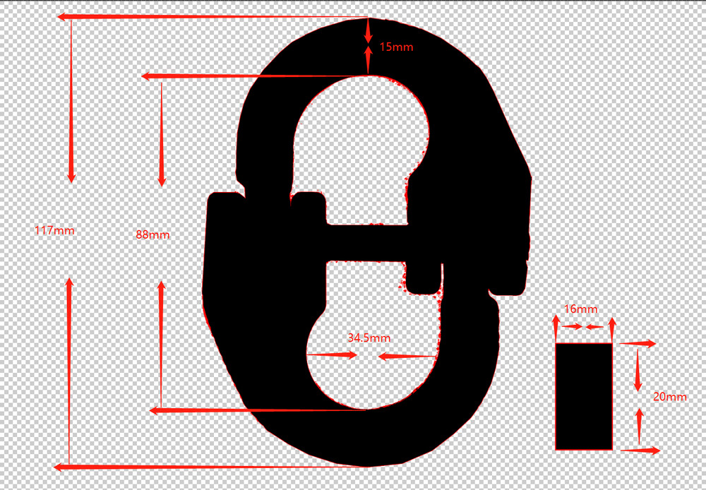 2Pcs 1/2" Grade 80 Coupling Link, Hammerlink, Hammer Lock Chain Connector Black