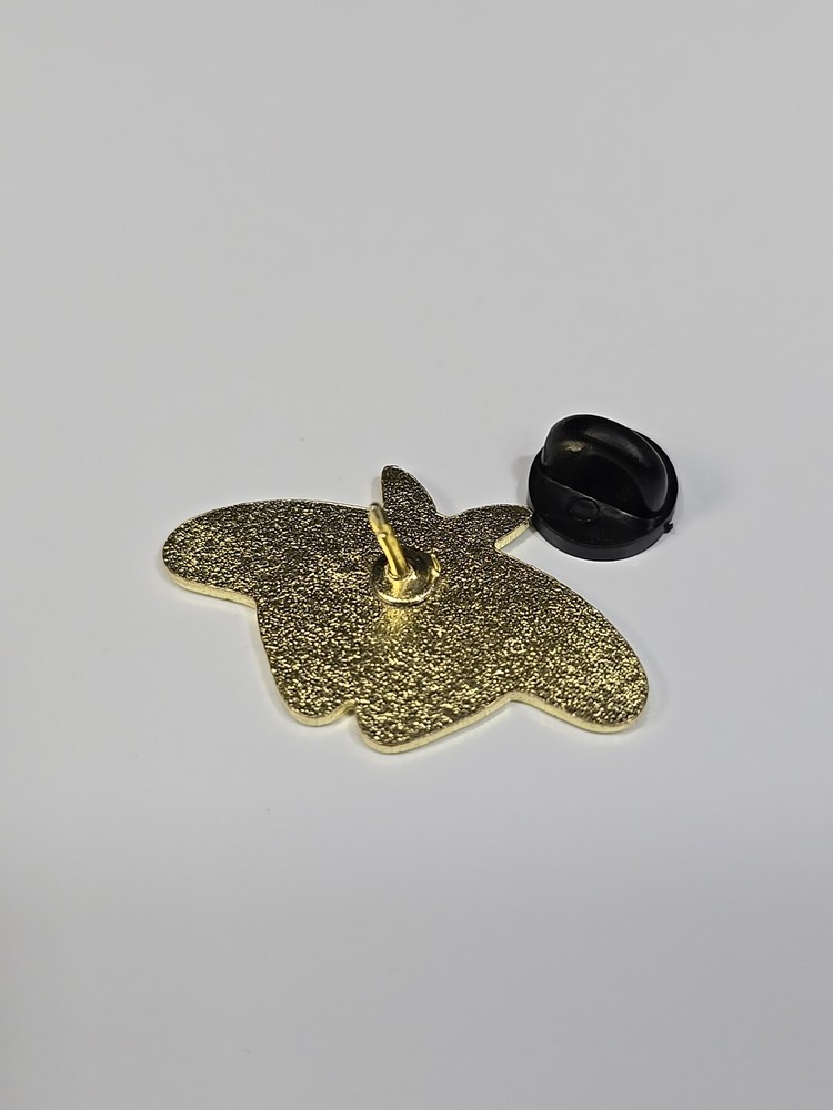 Butterfly Black & White Lapel Pin