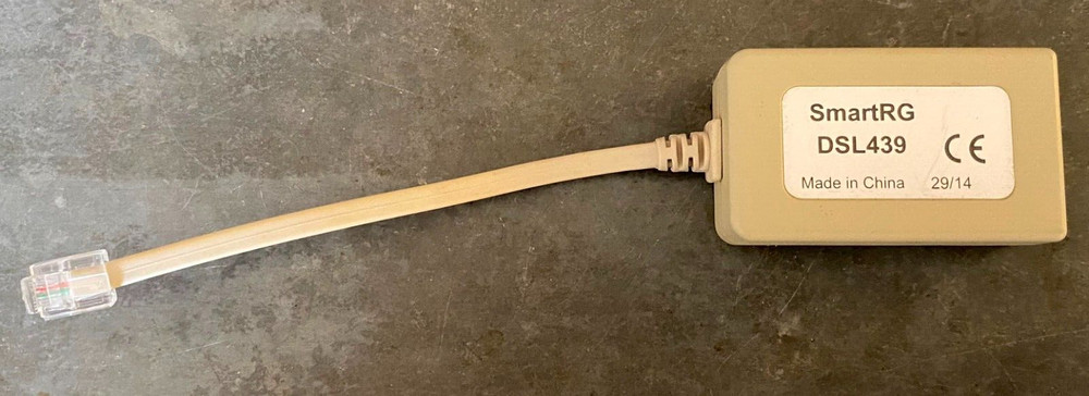 SmartRG  DSL439 Splitter Filter for Phone Line*