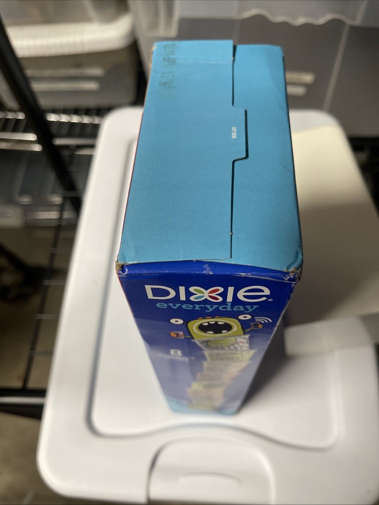 Dixie Everyday Disposable Cups Augment Reality Monster 3 oz W/ White Dispenser