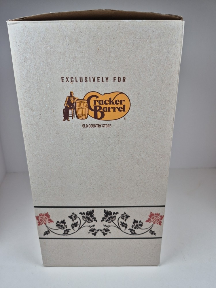 Cracker Barrel Figural Rooster Glitter Globe New In Box