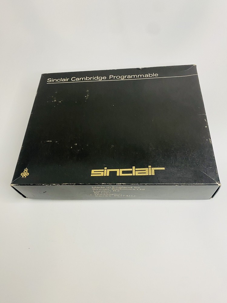 Sinclair Cambridge Programmable Calculator,Box ,Manual,1977. MINT