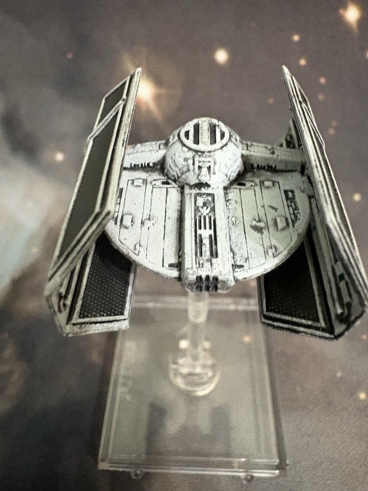X-Wing Miniatures Tie Advanced 1.0 model upgraded 2.0 (E429)