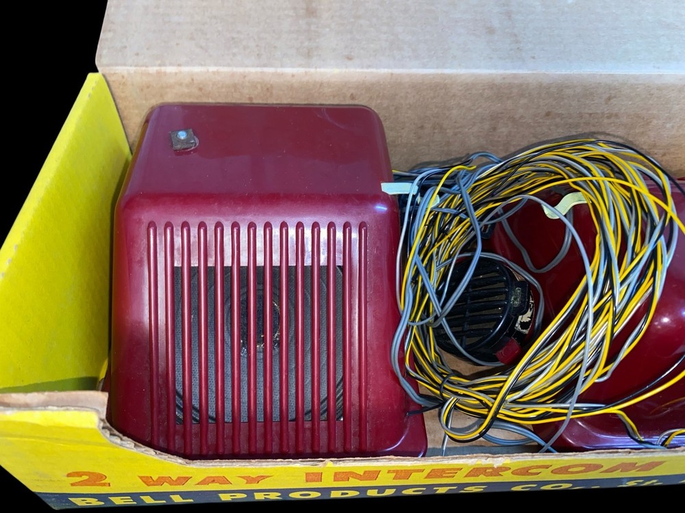 Bel-Com Vintage Intercom System 2 way Communication With Box
