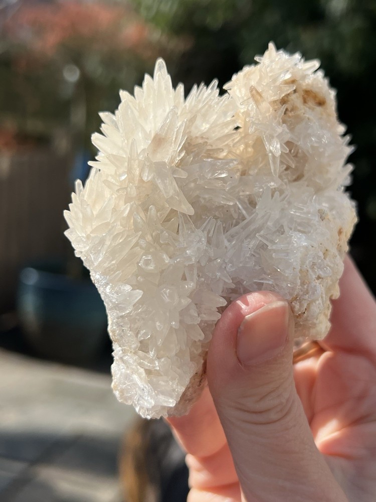 Calcite Spiky Cluster Patterns 292g 2