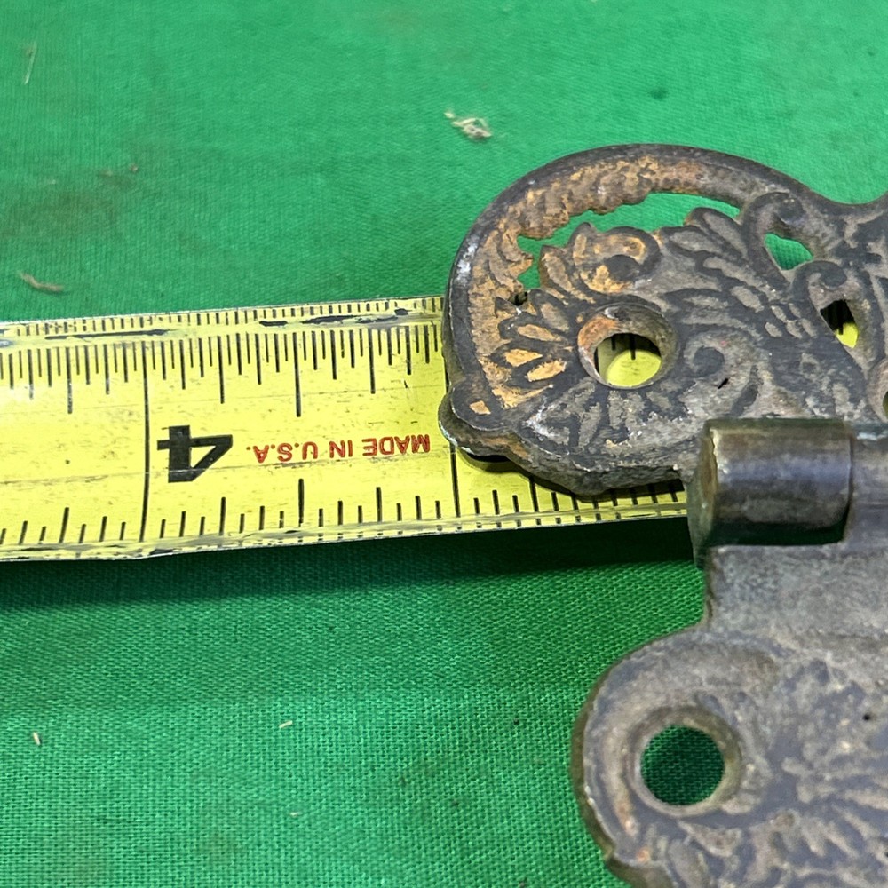 Antique Hardware Hinge Cast Brass 3/8’’ Offset , 4 1/2”long