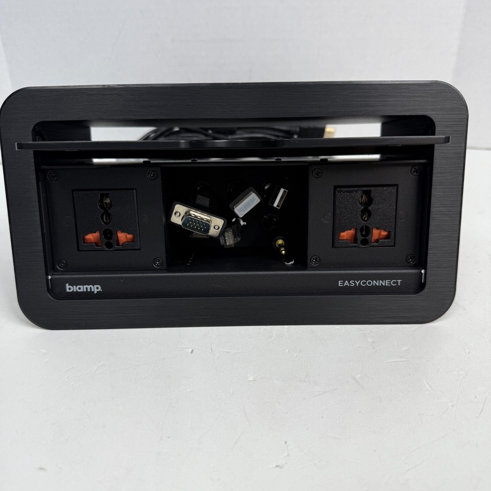 Biamp EC-P-UNI Easy Connect Wall Control Panel – Universal PoE AV Controller LN