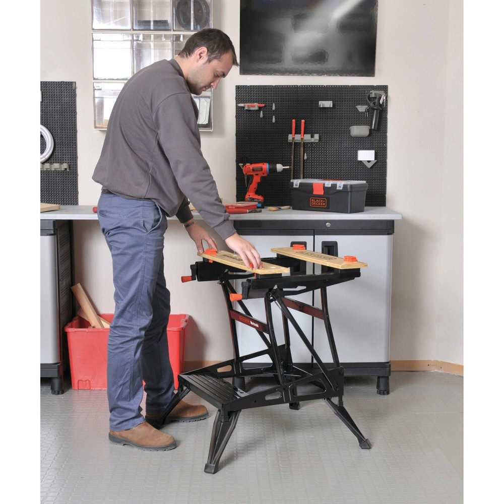 BLACK+DECKER Portable Work Bench And Vise -WM225-A