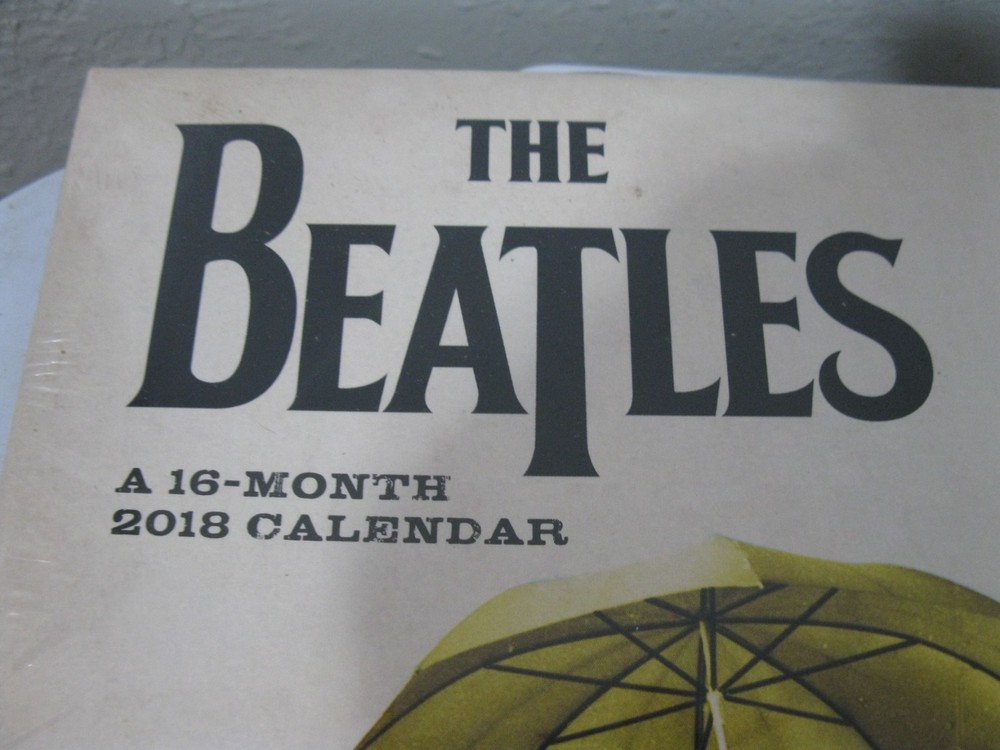 Beatles Calendar 16 month 2018 OS READ