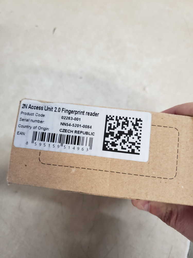 2N Access Unit 2.0 Fingerprint Reader (02263-001)