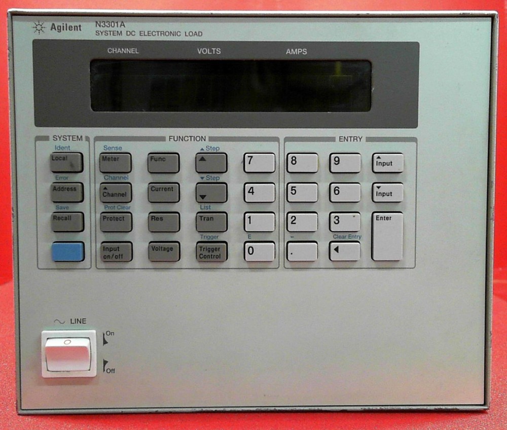 HP - Agilent - Keysight N3301A DC Electronic Load Mainframe